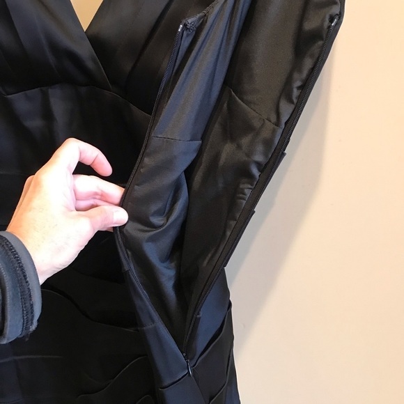 Cache Size 8 Black Cocktail Evening Dress - Picture 4 of 9